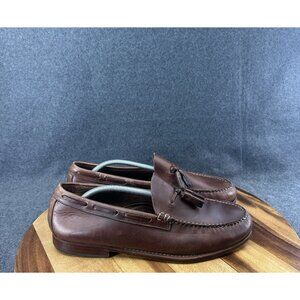 GH Bass & Co Layton Brown Leather Tassel Loafers Men's 11D